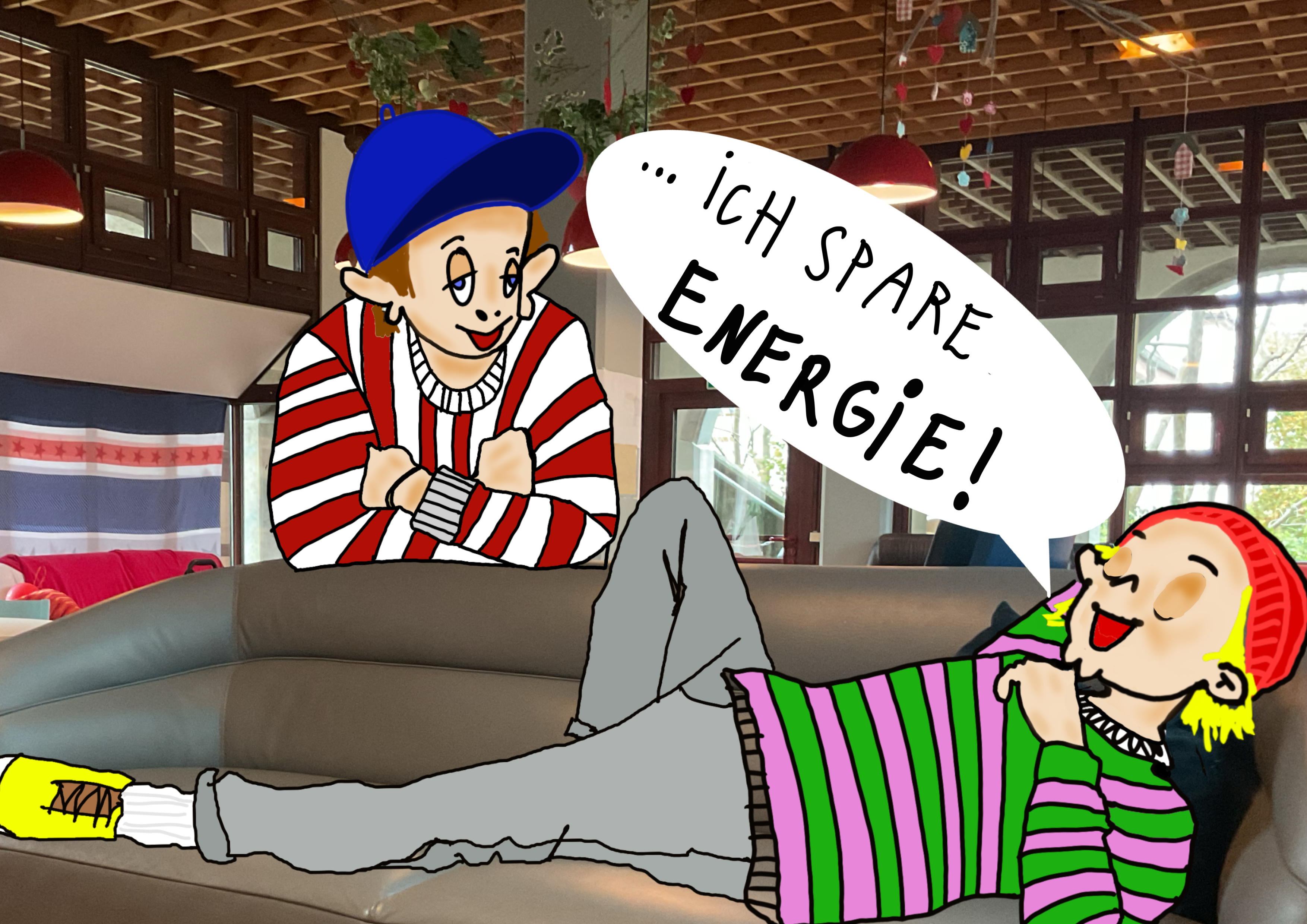 ...ich spare Energie!